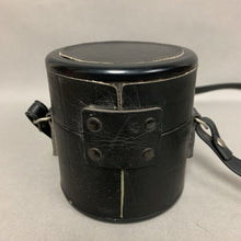 Load image into Gallery viewer, Vintage Black Leather Camera Lens Crossbody Bag (4.5x5&quot;)
