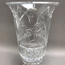 Load image into Gallery viewer, St. George Crystal 2 Piece Nativity Hurricane Lamp (11.5&quot;)
