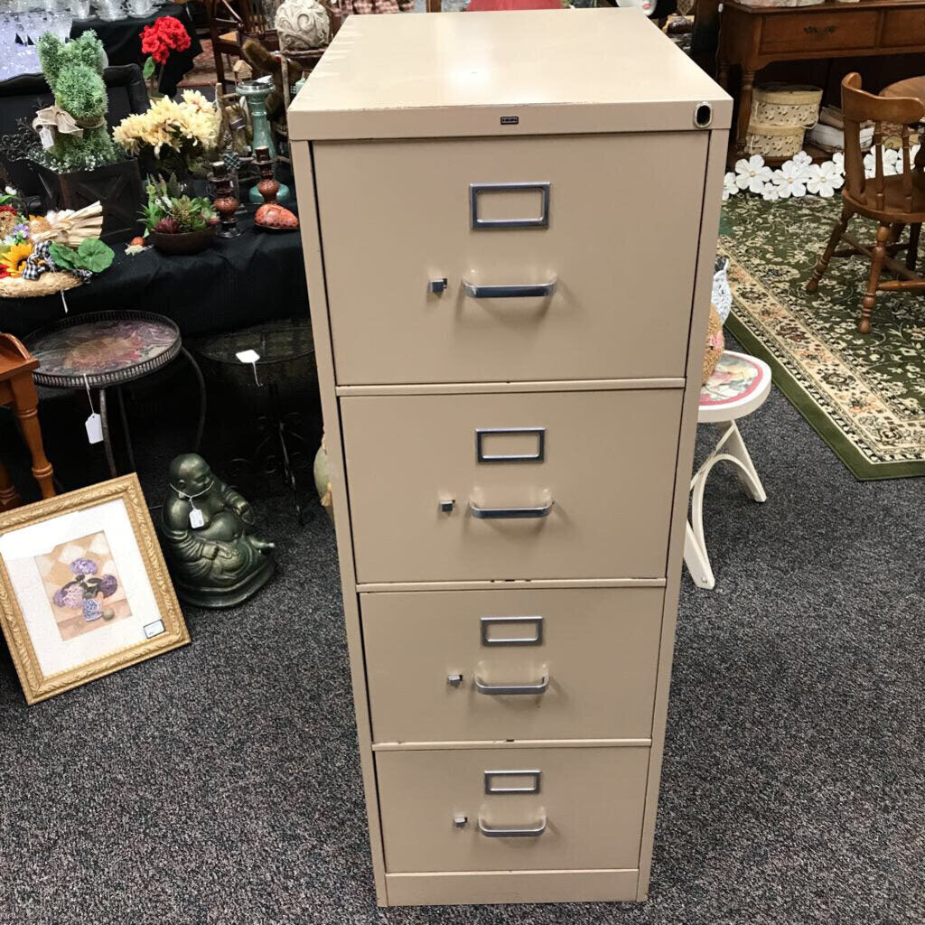 Hon 4 Drawer File Cabinet (52x18x27)