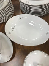 Load image into Gallery viewer, Vintage Fukagawa Arita Star Cross Platinum 64 Piece Serving Set

