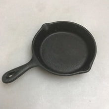 Load image into Gallery viewer, Miniature Cast Iron Pan Skillet 4” Mini Kitchen Decor
