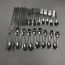 Load image into Gallery viewer, Stainless Flatware 41 Piece Set

