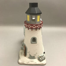 Load image into Gallery viewer, PartyLite Stoney Harbor Lighthouse Tealight Votive Candle Holder
