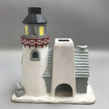 Load image into Gallery viewer, PartyLite Stoney Harbor Lighthouse Tealight Votive Candle Holder
