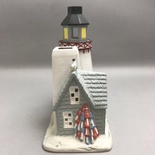 Load image into Gallery viewer, PartyLite Stoney Harbor Lighthouse Tealight Votive Candle Holder

