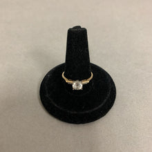 Load image into Gallery viewer, 14K Gold White Topaz Engagement Ring sz 7.75 (1.9g)
