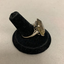 Load image into Gallery viewer, 14K White Gold Smoky Topaz Ring sz 8 (7.0g)
