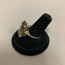 Load image into Gallery viewer, 14K White Gold Smoky Topaz Ring sz 8 (7.0g)
