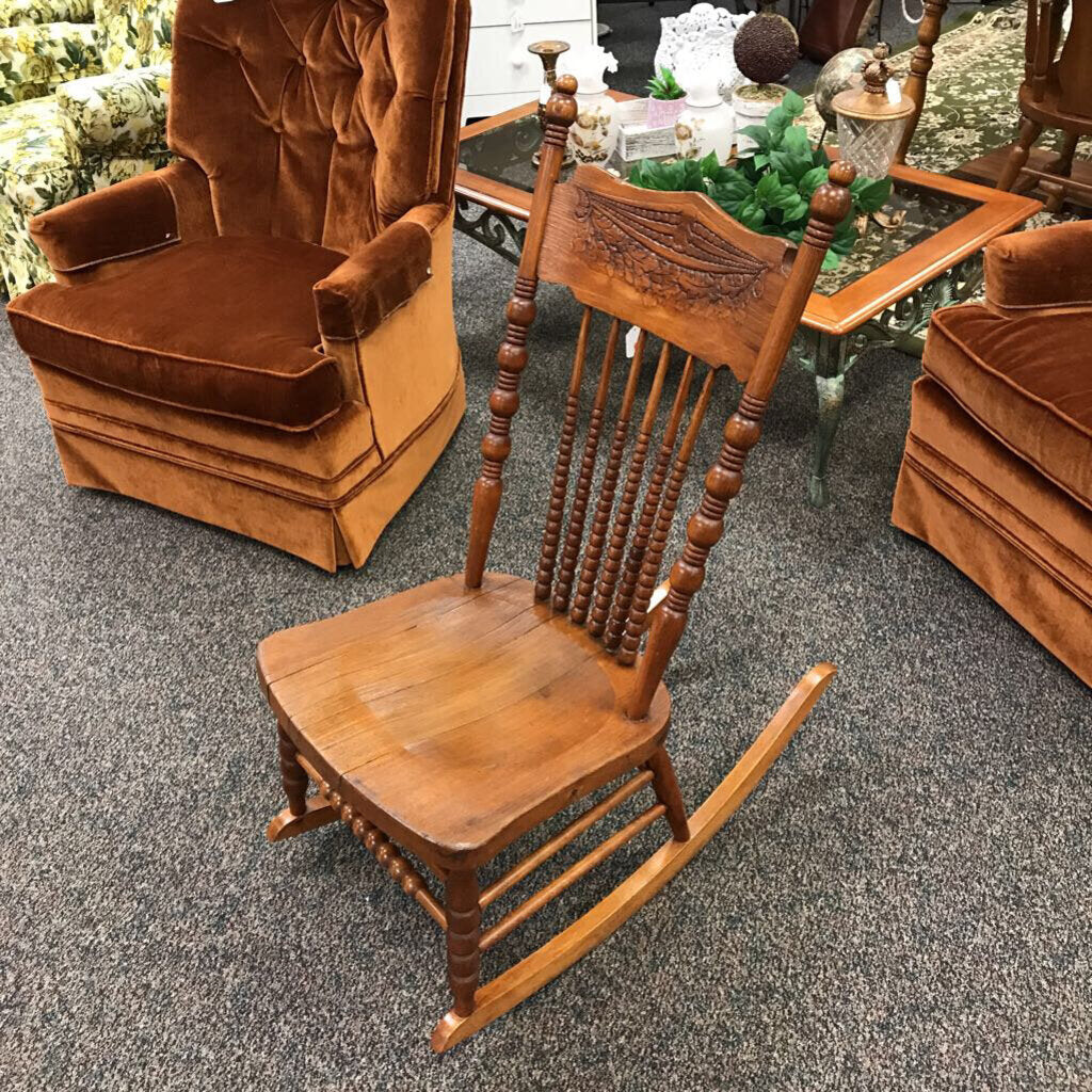 Antique Wood Rocker (38x18x32), image size:1024x1024
