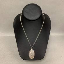 Load image into Gallery viewer, Creed Sterling St Christopher Tennis Medal on 24&quot; Chain
