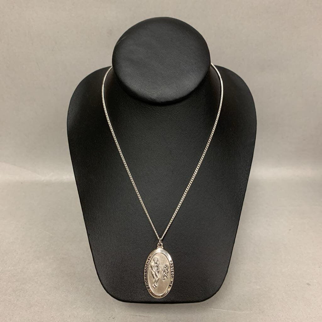 Creed Sterling St Christopher Tennis Medal on 24