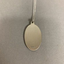 Load image into Gallery viewer, Creed Sterling St Christopher Tennis Medal on 24&quot; Chain
