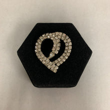 Load image into Gallery viewer, Vintage Clear Rhinestone Deco Brooch Pin (2")
