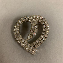 Load image into Gallery viewer, Vintage Clear Rhinestone Deco Brooch Pin (2")
