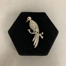 Load image into Gallery viewer, Vintage Bird on Branch Pave Rhinestone Brooch Pin (2.5&quot;)
