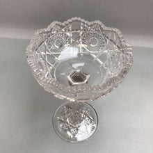 Load image into Gallery viewer, Vintage Pressed Glass Compote (8&quot;)
