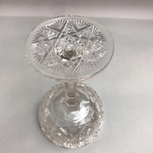 Load image into Gallery viewer, Vintage Pressed Glass Compote (8&quot;)

