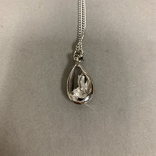 Load image into Gallery viewer, Sterling Praying Hands Pendant on 24&quot; Chain

