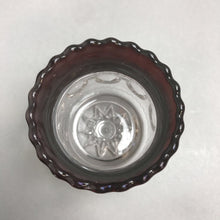 Load image into Gallery viewer, Vintage Ruby Red Glass Toothpick Holder (3in)

