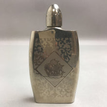 Load image into Gallery viewer, Silverplate Flask with Ship Motif (6")
