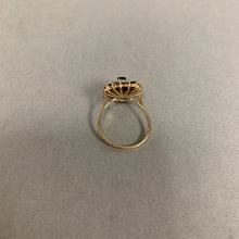 Load image into Gallery viewer, 14K Gold Spinel Diamond Ring sz 8 (3.3g)
