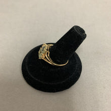 Load image into Gallery viewer, 14K Plumb Gold Adventurine Diamond Ring sz 8 (3.0g)
