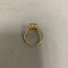 Load image into Gallery viewer, 14K Plumb Gold Adventurine Diamond Ring sz 8 (3.0g)
