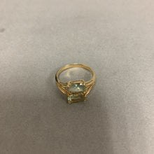 Load image into Gallery viewer, 14K Plumb Gold Adventurine Diamond Ring sz 8 (3.0g)
