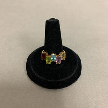 Load image into Gallery viewer, 10K Gold Garnet Topaz Amethyst Peridot Citrine Ring sz 8 (3.0g)
