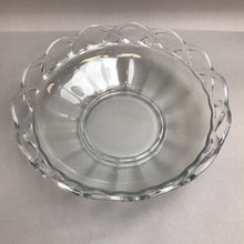 Load image into Gallery viewer, Clear Glass Cut Bowl (10.5in)
