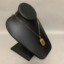 Load image into Gallery viewer, Vintage Hayward Gold Filled Rectangular Photo Locket on 14&quot; Toggle Chain
