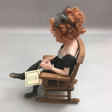 Load image into Gallery viewer, Dolls by Judith Porcelain Doll on Rocker (11&quot;)
