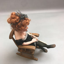 Load image into Gallery viewer, Dolls by Judith Porcelain Doll on Rocker (11&quot;)
