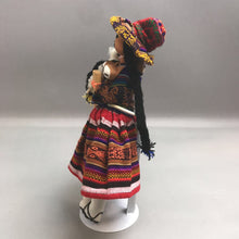 Load image into Gallery viewer, Vintage Handmade Embroidered Peruvian Doll (14in)
