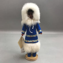 Load image into Gallery viewer, Vintage Eskimo Inuit Yupik The People Of The North Doll (8")

