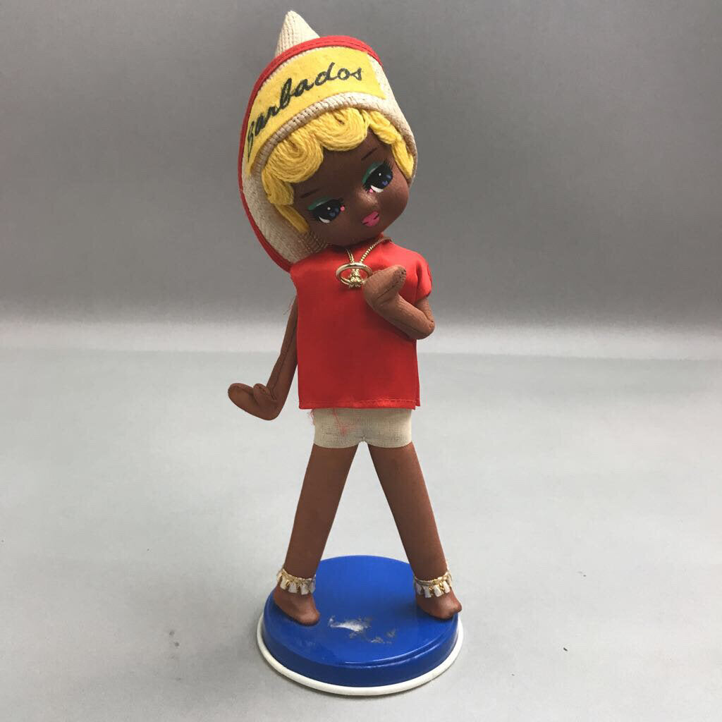 Vintage Collectible Barbados Doll (12in)