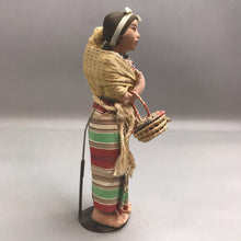 Load image into Gallery viewer, Vintage Collectible Handmade Native American Doll (12in)
