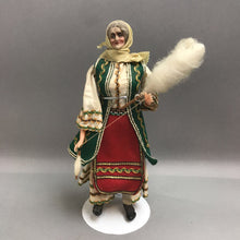 Load image into Gallery viewer, Eastern European Spindle &amp; Wool Doll (12")
