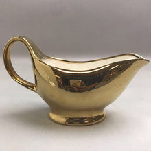 Load image into Gallery viewer, Gold Covered Gravy Boat (3x8)
