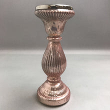 Load image into Gallery viewer, Hudson Pink Glass CAndlestick (10&quot;)

