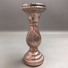 Load image into Gallery viewer, Hudson Pink Glass CAndlestick (10&quot;)
