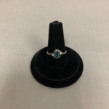 Load image into Gallery viewer, Sterling Blue &amp; White Topaz Ring sz 6
