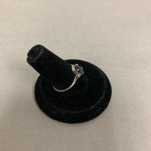 Load image into Gallery viewer, Sterling Blue &amp; White Topaz Ring sz 6

