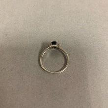 Load image into Gallery viewer, Sterling Blue &amp; White Topaz Ring sz 6
