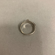 Load image into Gallery viewer, Sterling 14K Gold Accent Garnet Balinese Ring sz 8
