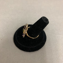 Load image into Gallery viewer, Ross Simons Sterling Gold Plated Multi-Gem Butterfly Ring sz 8
