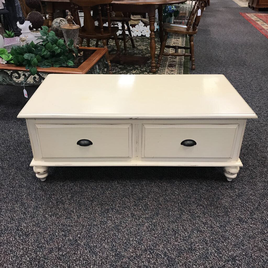 Ivory Coffee Table (18x24x46)