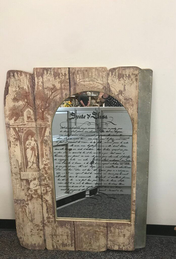 Religious Mirror Wall Art Decor (47x33)
