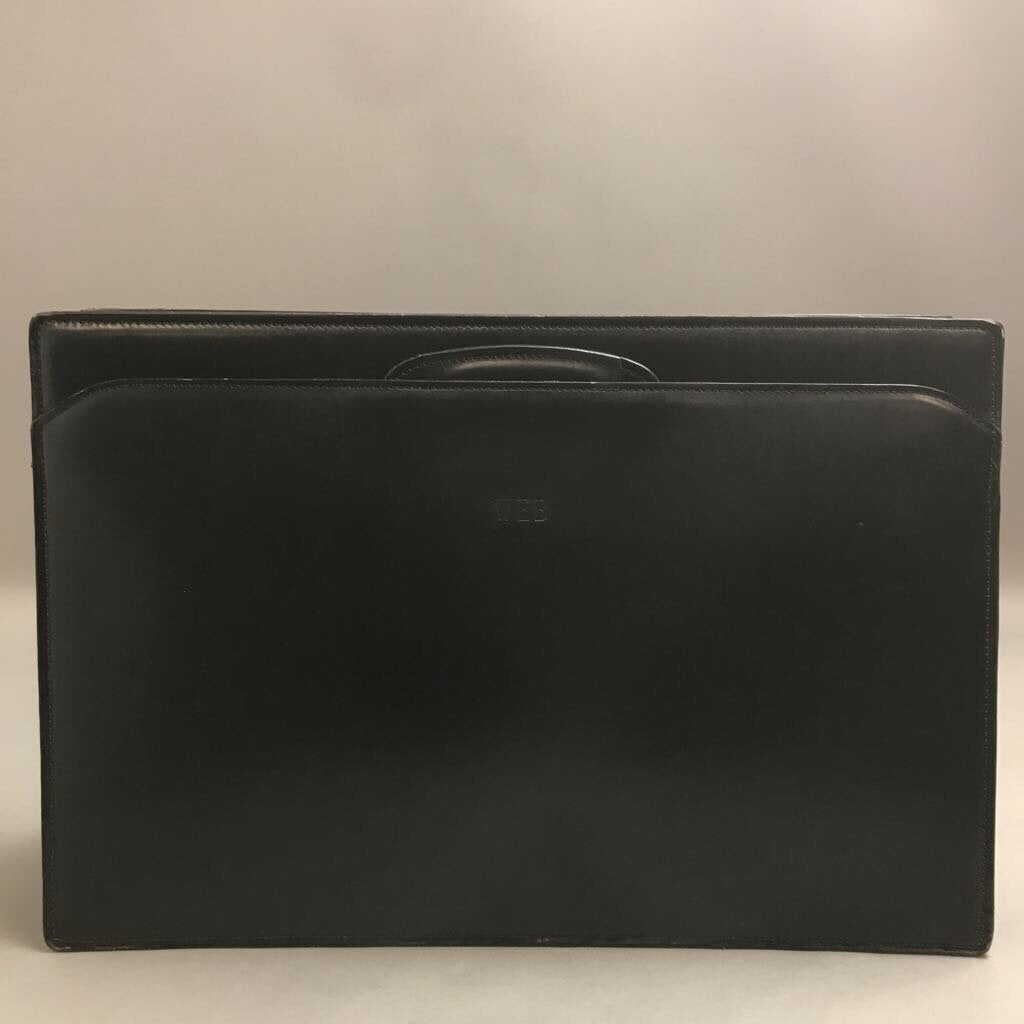 Leather Brief Case by WEB (17inx11.5in)