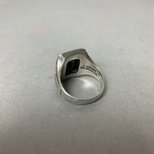 Load image into Gallery viewer, Vintage Sterling 18K Gold Top Onyx Ring sz 11
